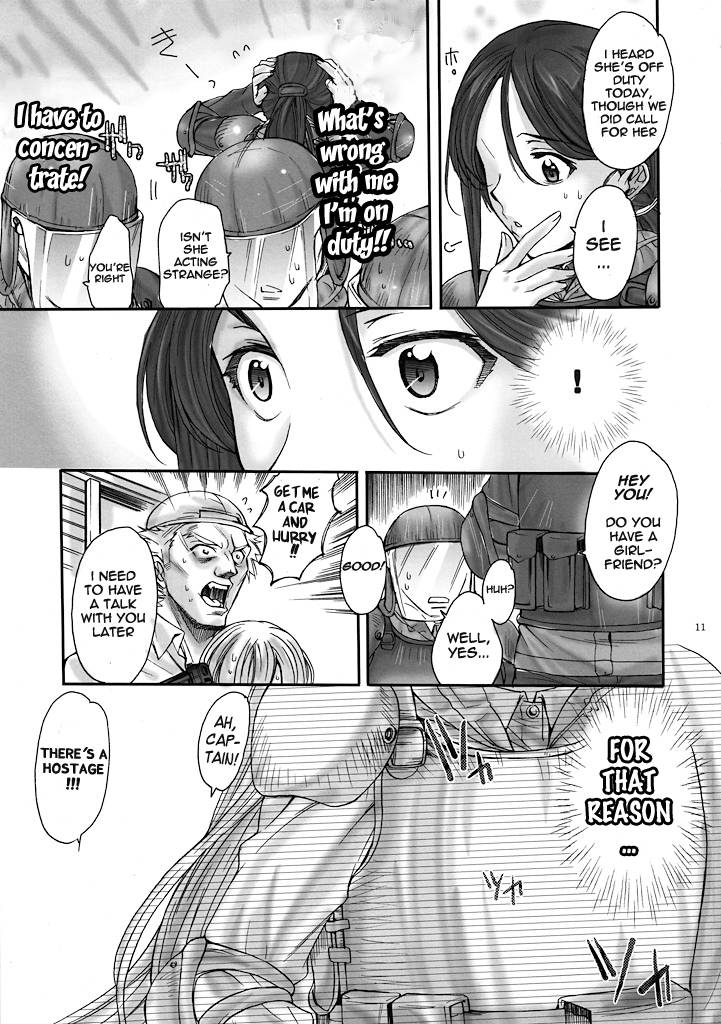 Hentai Manga Comic-Toaru Kagaku no Keibiin-Read-10